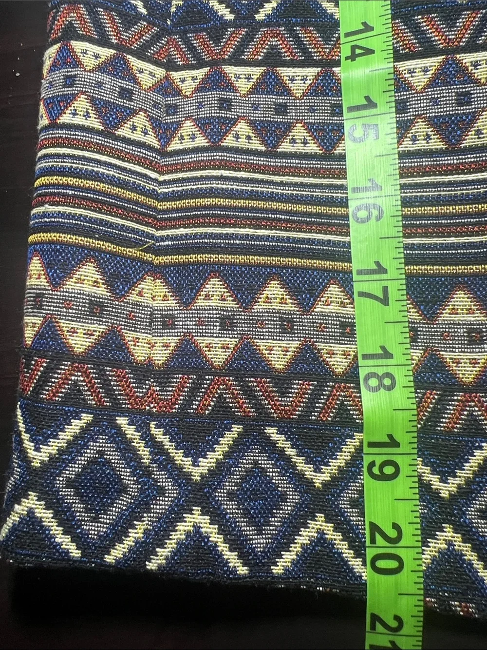 Cato Navy, Cream & Brown Aztec-Print Mini Skirt